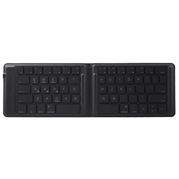 Uniq Forio Faltbare QWERTY Bluetooth-Tastatur - Kabellose Tastatur - Chalk Grey