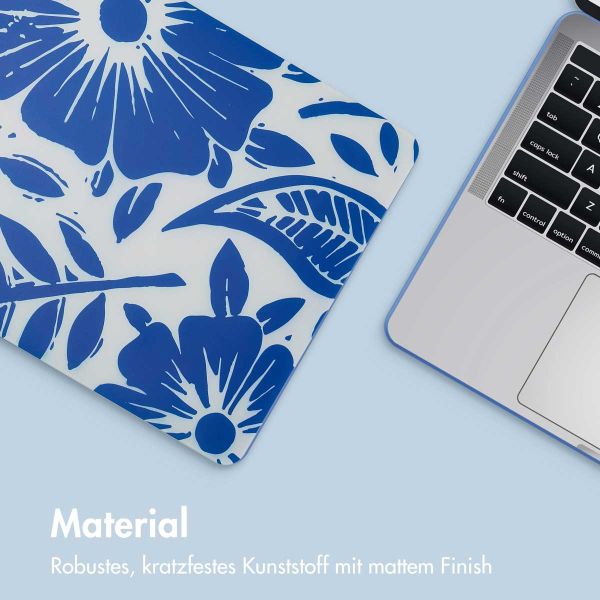 imoshion Design Laptop Cover für MacBook Air 13 Zoll (2022) / Air 13 Zoll (2024) M3 chip - A2681 / A3113 - Flower Tile