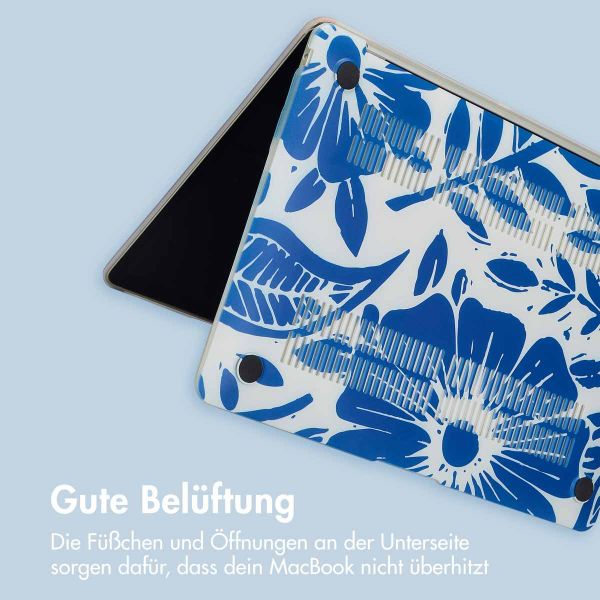 imoshion Design Laptop Cover für MacBook Pro 13 Zoll (2020 / 2022) - A2289 / A2251 / A2338 - Flower Tile