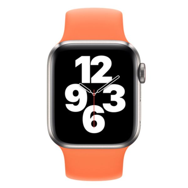 Apple Solo Loop für die Apple Watch Series 1-9 / SE - 38/40/41 mm / Series 10 - 42 mm - Größe 1 - Kumquat