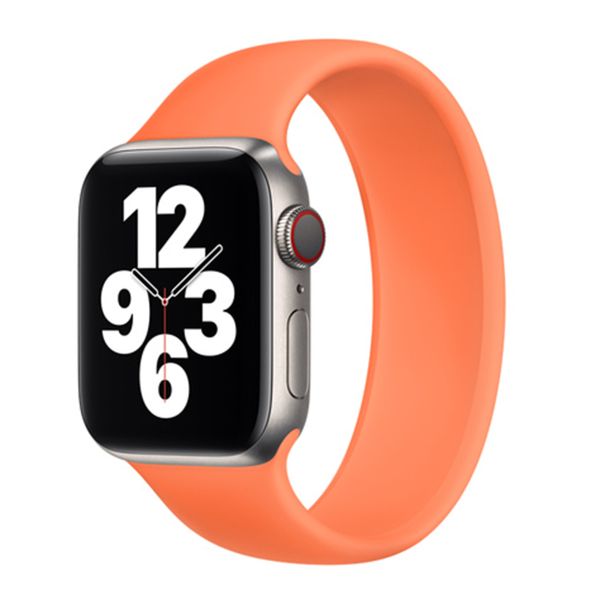 Apple Solo Loop für die Apple Watch Series 1-9 / SE - 38/40/41 mm / Series 10 - 42 mm - Größe 2 - Kumquat