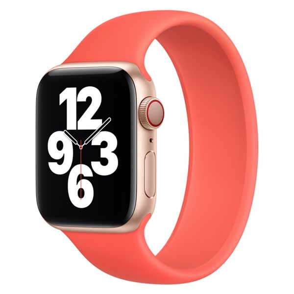 Apple Solo Loop für die Apple Watch Series 1-9 / SE - 38/40/41 mm / Series 10 - 42 mm - Größe 2 - Pink Citrus