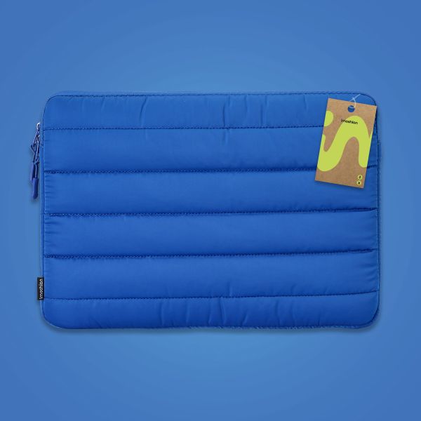 imoshion Puffer Laptop Hülle 13-14 Zoll - Laptop Sleeve - Cobalt Blue