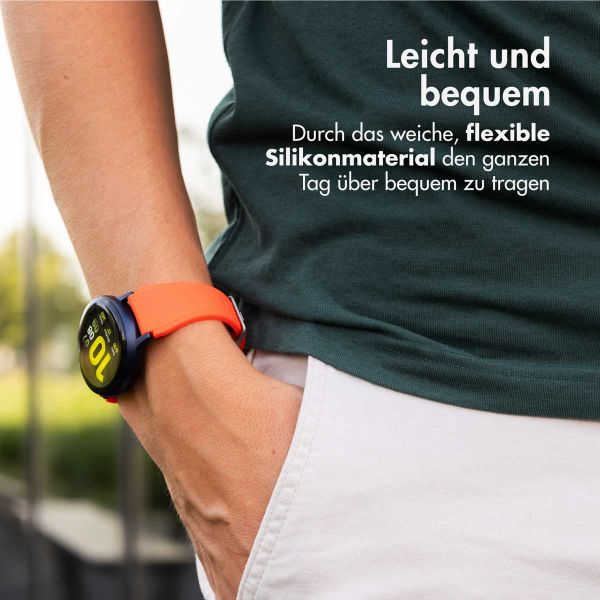 imoshion Flexibles Silikonarmband – Universeller 20-mm-Anschluss – Orange