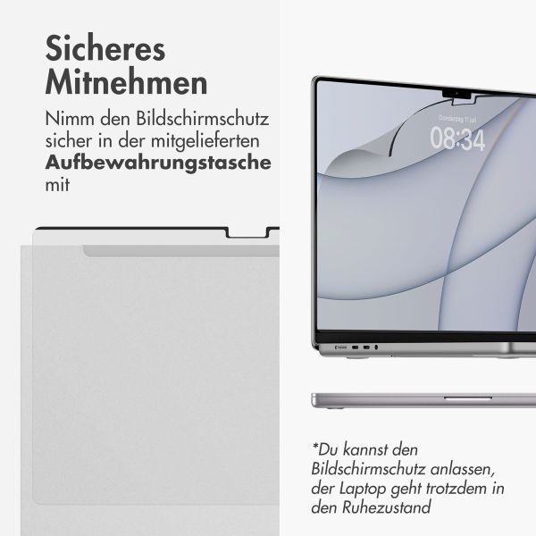 Accezz Magnetische Displayschutzfolie für das MacBook Pro 14 Zoll (2021) / Pro 14 Zoll (2023) M3 chip - A2442 / A2779 / A2918