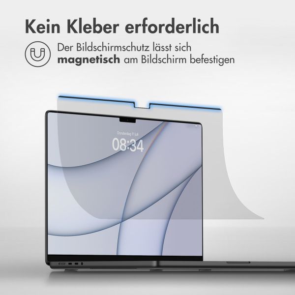 Accezz Magnetische Displayschutzfolie für das MacBook Pro 14 Zoll (2021) / Pro 14 Zoll (2023) M3 chip - A2442 / A2779 / A2918