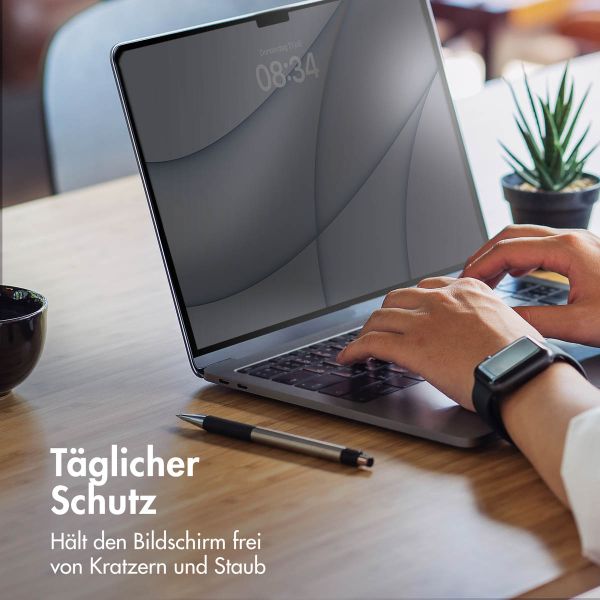 Accezz Magnetische Displayschutzfolie für das MacBook Air 13 Zoll (2018 - 2020) / Pro 13 Zoll (2018 - 2022) - A1932 / A2179 / A2337