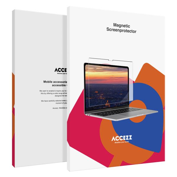 Accezz Magnetische Displayschutzfolie für das MacBook Air 13 Zoll (2018 - 2020) / Pro 13 Zoll (2018 - 2022) - A1932 / A2179 / A2337