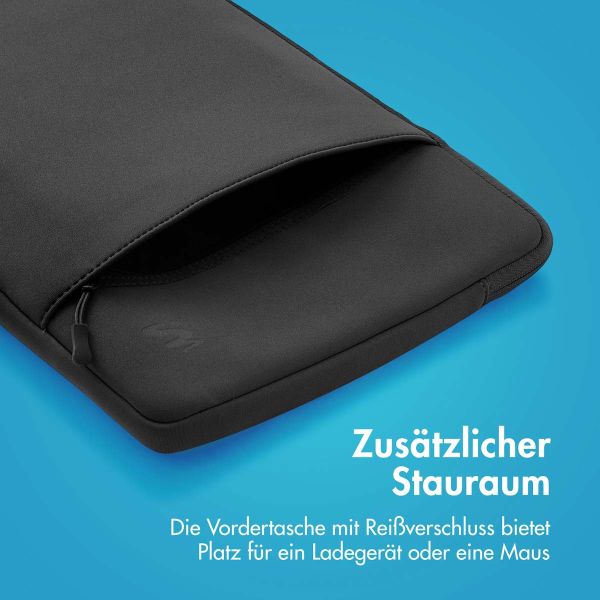 imoshion Laptop Hülle 17 Zoll - Laptop Sleeve mit Fach - Black