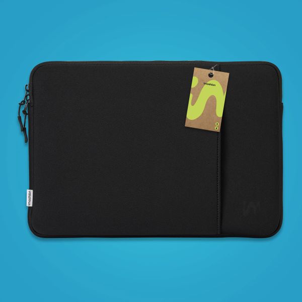 imoshion Laptop Hülle 13 Zoll - Laptop Sleeve mit Fach - Black