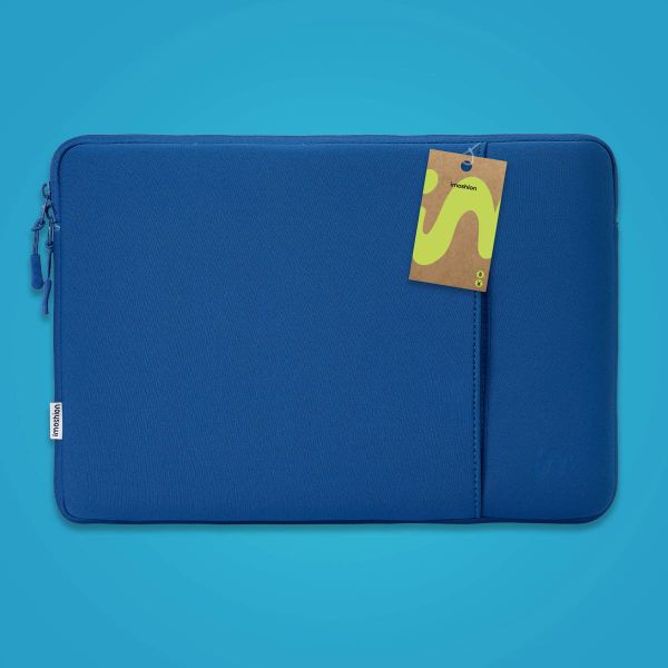 imoshion Laptop Hülle 15-16 Zoll - Laptop Sleeve mit Fach - Cobalt Blue