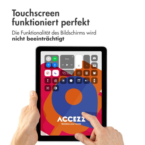 Accezz Schutzfolie aus gehärtetem Glas mit Applikator für das iPad Pro 11 (2024) M4