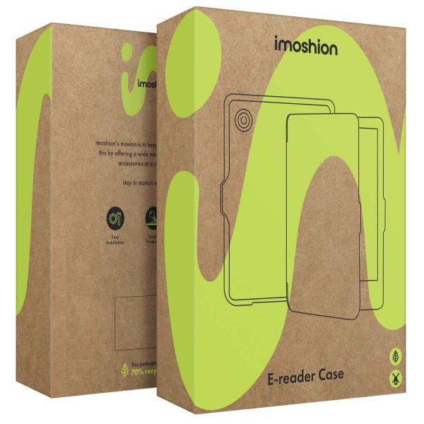 imoshion Slim Hard Case Sleepcover mit Stand für das Kobo Libra 2 / Tolino Vision 6 - Dunkelblau