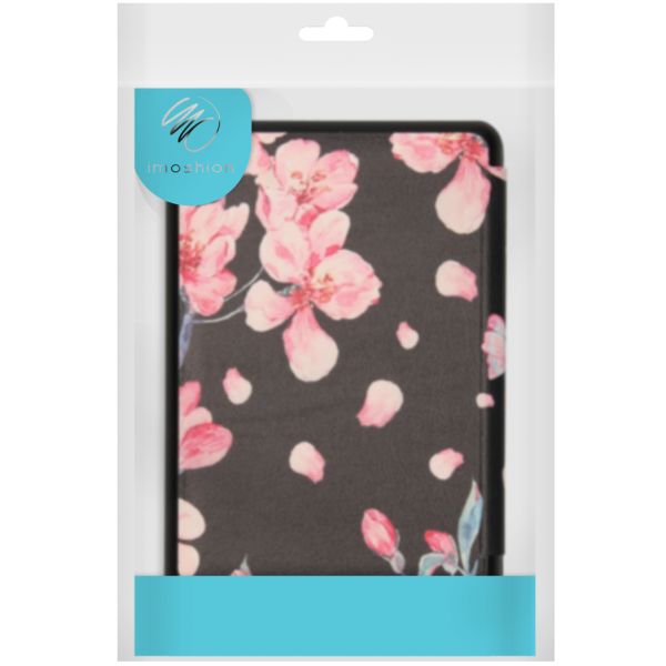 imoshion Design Slim Hard Case Sleepcover für das Kobo Clara 2E / Tolino Shine 4 - Blossom