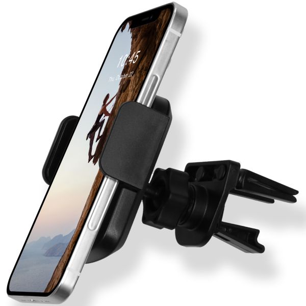 Accezz Handyhalterung Auto für das iPhone 11 Pro Max- verstellbar- universell- Lüftungsgitter- schwarz