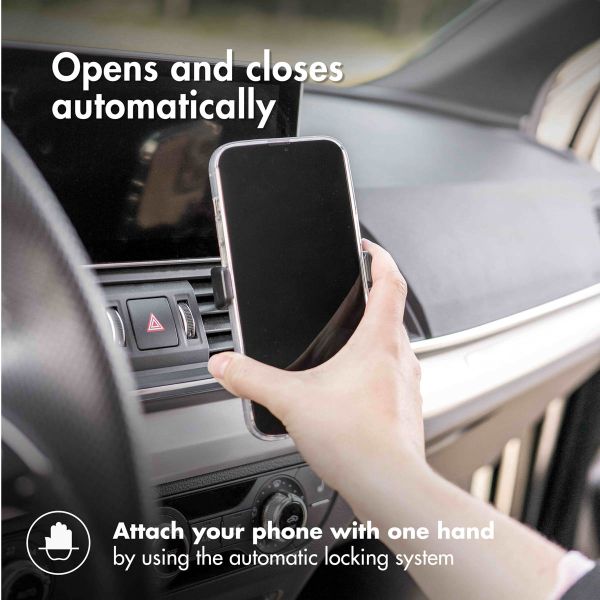 iMoshion Handyhalterung für das Auto für das iPhone Xs - Verstellbar – Universell - Lüftungsgitter - Schwarz