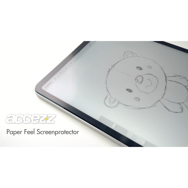 Accezz Paper Feel Screen Protector für das iPad 9 (2021) 10.2 Zoll / iPad 8 (2020) 10.2 Zoll / iPad 7 (2019) 10.2 Zoll