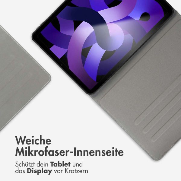 Accezz Classic Tablet Case für das iPad Air 11 Zoll (2024) M2 / Air 5 (2022) / Air 4 (2020) - Schwarz