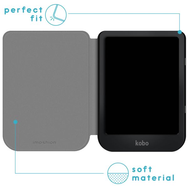 imoshion Slim Soft Case Sleepcover für das Kobo Nia - Hellblau