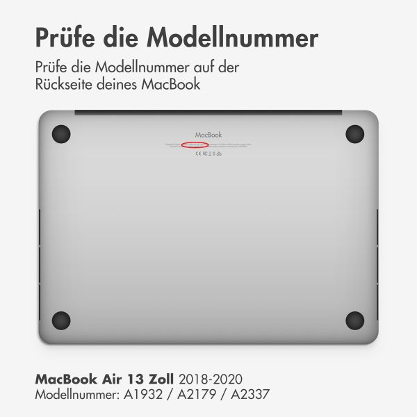 imoshion Hard Cover für das MacBook Air 13 Zoll (2018-2020) - A1932 / A2179 / A2337 - Apricot Crush Orange