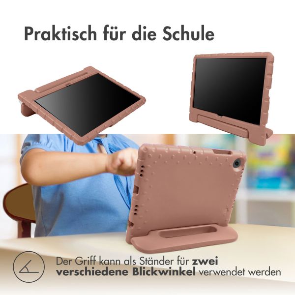 imoshion Schutzhülle mit Handgriff kindersicher für das iPad 10 (2022) 10.9 Zoll - Dusty Pink