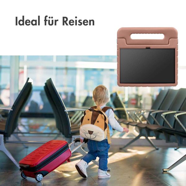 imoshion Schutzhülle mit Handgriff kindersicher für das iPad 10 (2022) 10.9 Zoll - Dusty Pink