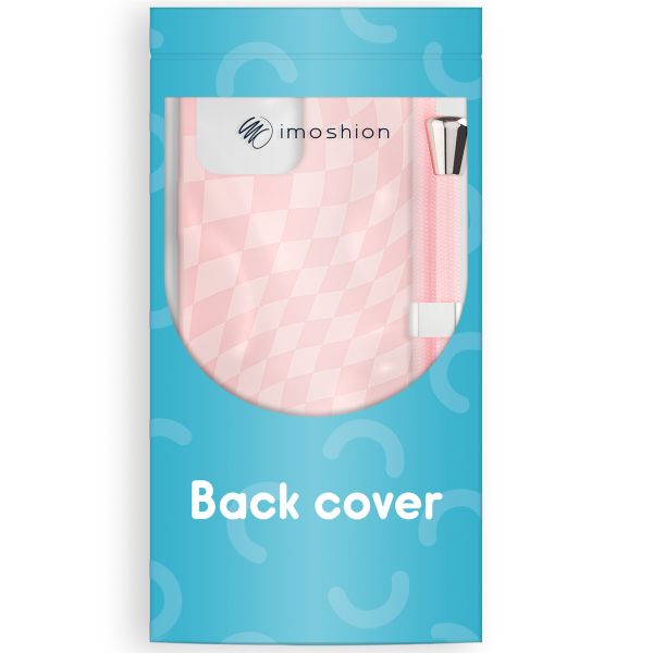 imoshion Silikonhülle design mit Band für das iPhone 14 Pro - Retro Pink