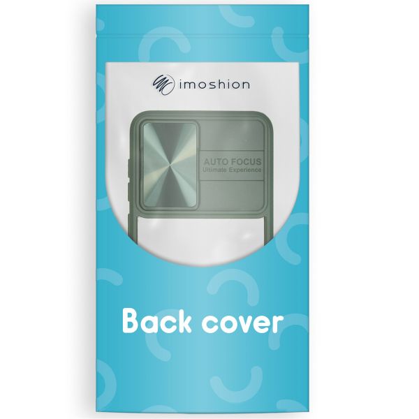 imoshion Back Cover mit Kameraschieber für das Samsung Galaxy S22 - Dunkelgrün