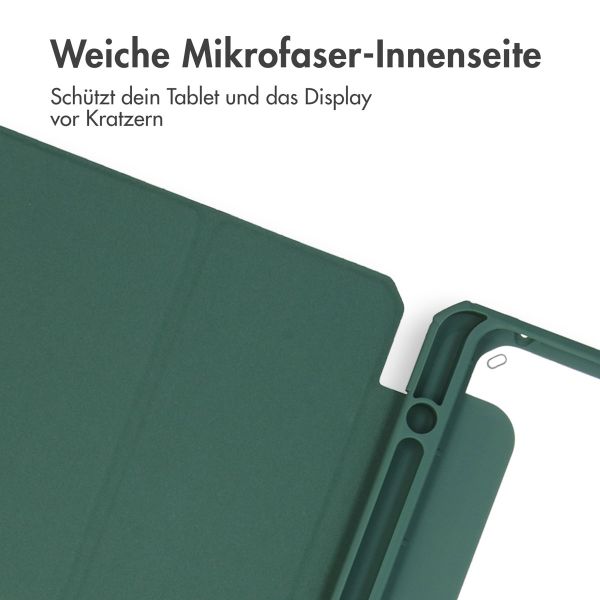 iMoshion Trifold Hardcase Klapphülle für das iPad Pro 11 (2024) M4 - Grün