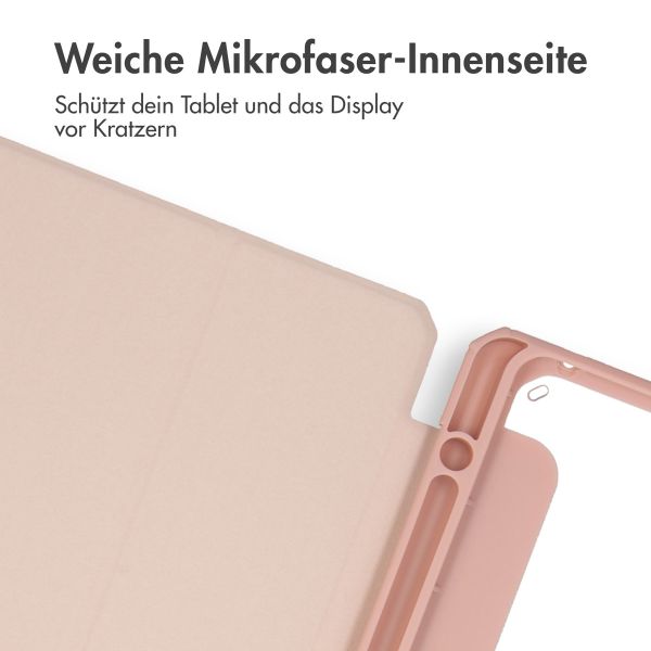 iMoshion Trifold Hardcase Klapphülle für das iPad Pro 11 (2024) M4 - Rosa