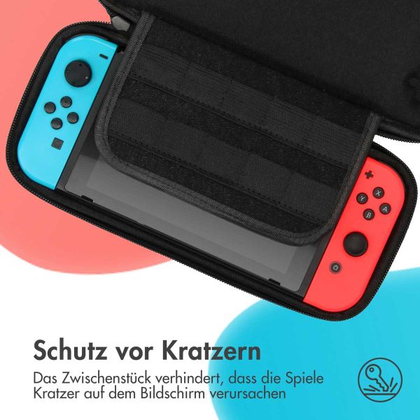 imoshion ﻿Schale für Nintendo Switch – Hülle für Nintendo Switch / Switch OLED – Schwarz