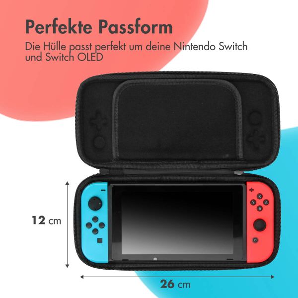 imoshion ﻿Schale für Nintendo Switch – Hülle für Nintendo Switch / Switch OLED – Schwarz