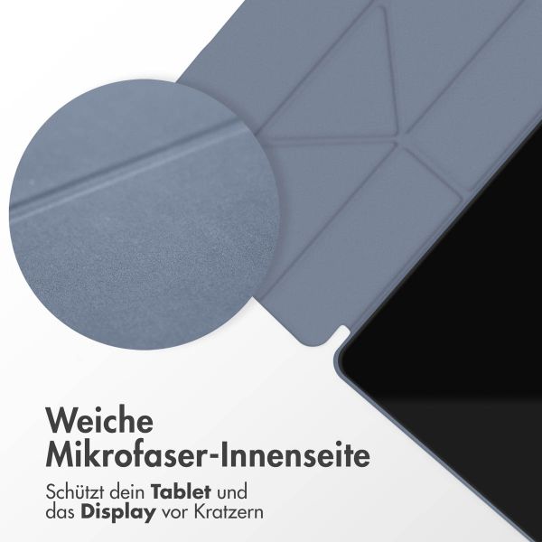 imoshion Origami Klapphülle für das Samsung Galaxy Tab S9 11.0 Zoll - Dark Lavender