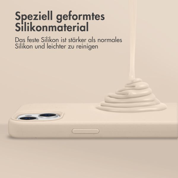 Accezz Liquid Silikoncase  für das iPhone 12 (Pro) - Stone