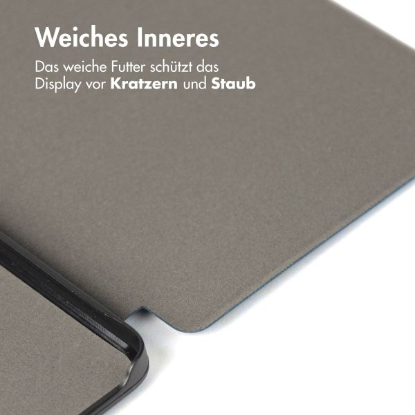 iMoshion Canvas Sleepcover Klapphülle für das Pocketbook Verse / Verse Pro / Vivlio Light / Light HD - Glitter Schwarz