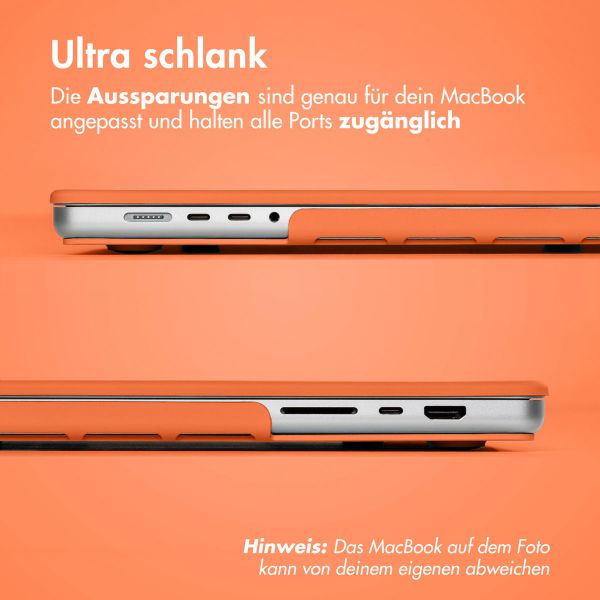 imoshion Hard Cover für das MacBook Air 13 Zoll (2018-2020) - A1932 / A2179 / A2337 - Apricot Crush Orange