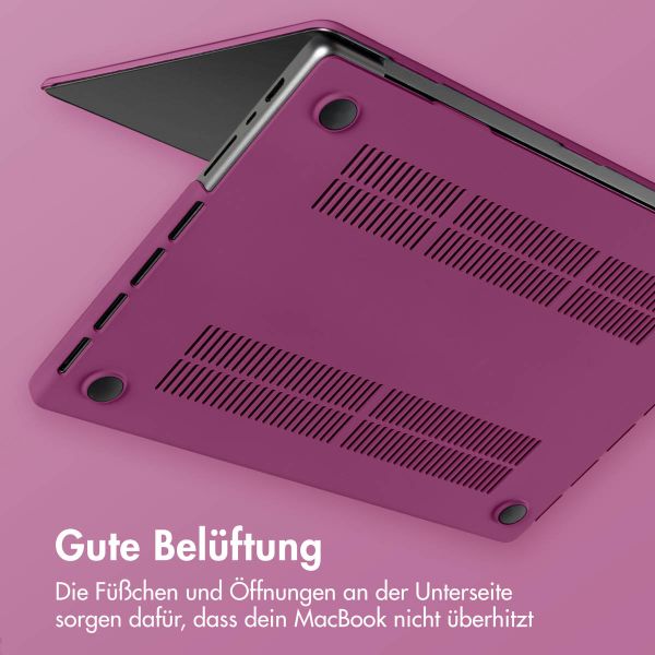 imoshion Hard Cover für das MacBook Air 15 Zoll (2023) / Air 15 Zoll (2024) M3 chip - A2941 / A3114 - Bordeaux