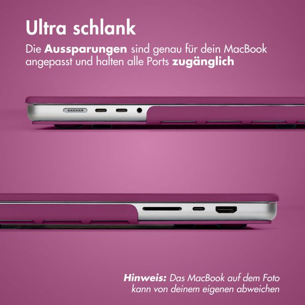 imoshion Hard Cover für das MacBook Air 13 Zoll (2018-2020) - A1932 / A2179 / A2337 - Bordeaux