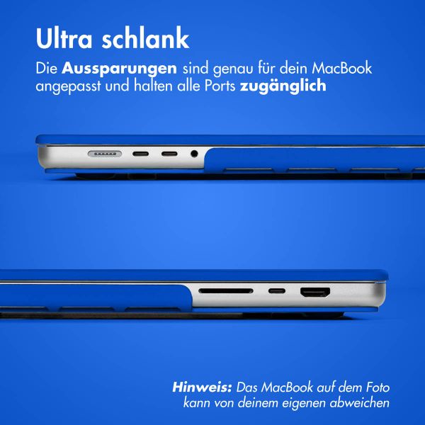 imoshion Hard Cover für das MacBook Air 13 Zoll (2022) / Air 13 Zoll (2024) M3 chip - A2681 / A3113 - Cobalt Blue