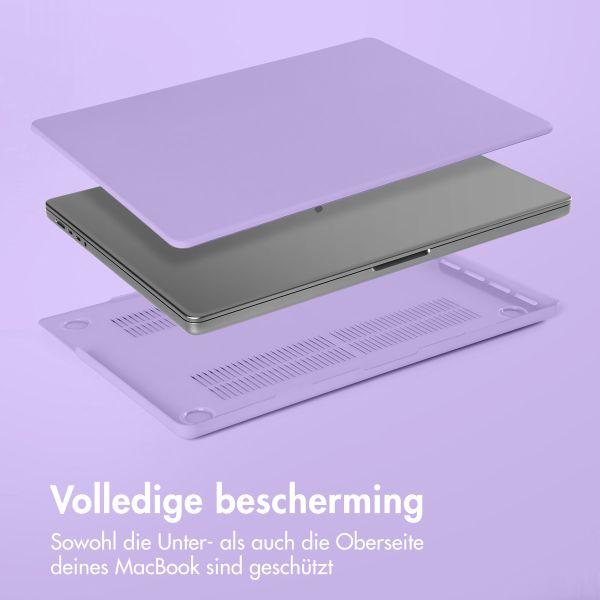 imoshion Hard Cover für das MacBook Pro 14 Zoll (2021) / Pro 14 Zoll (2023) M3 chip - A2442 / A2779 / A2918 - Lavender Lilac