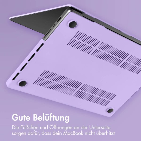 imoshion Hard Cover für das MacBook Air 13 Zoll (2022) / Air 13 Zoll (2024) M3 chip - A2681 / A3113 - Lavender Lilac