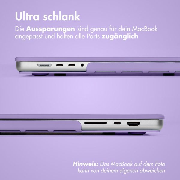 imoshion Hard Cover für das MacBook Air 15 Zoll (2023) / Air 15 Zoll (2024) M3 chip - A2941 / A3114 - Lavender Lilac