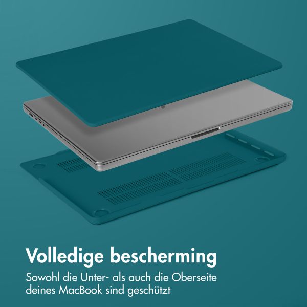 imoshion Hard Cover für das MacBook Pro 14 Zoll (2021) / Pro 14 Zoll (2023) M3 chip - A2442 / A2779 / A2918 - Petrol Green