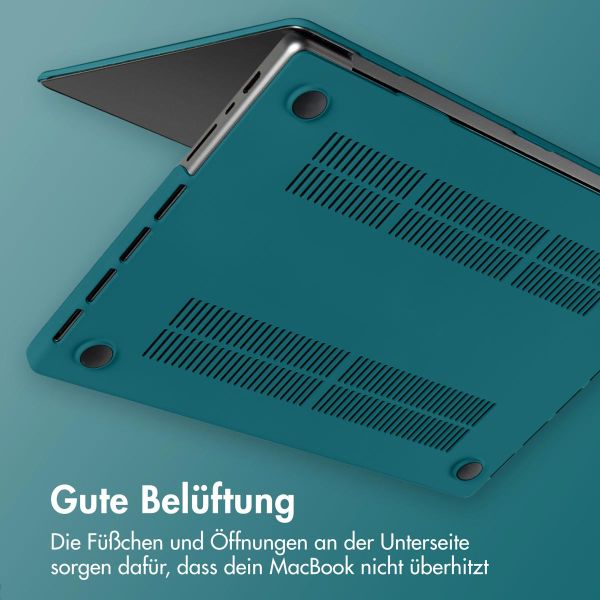 imoshion Hard Cover für das MacBook Pro 14 Zoll (2021) / Pro 14 Zoll (2023) M3 chip - A2442 / A2779 / A2918 - Petrol Green