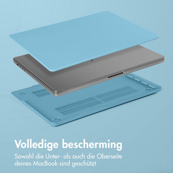 imoshion Hard Cover für das MacBook Air 15 Zoll (2023) / Air 15 Zoll (2024) M3 chip - A2941 / A3114 - Soft Blue