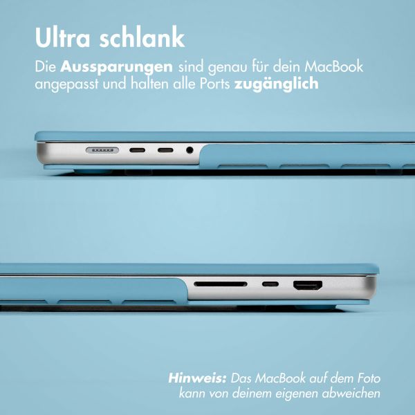 imoshion Hard Cover für das MacBook Air 15 Zoll (2023) / Air 15 Zoll (2024) M3 chip - A2941 / A3114 - Soft Blue