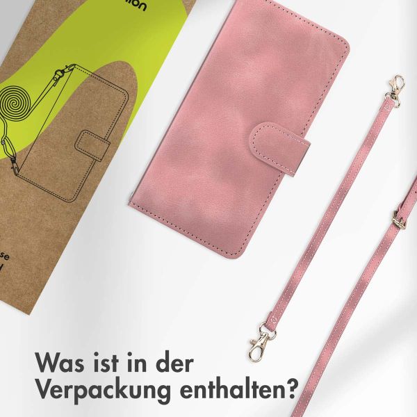 imoshion ﻿Klapphülle mit Kordel für das iPhone SE (2022 / 2020) / 8 / 7 - Rosa