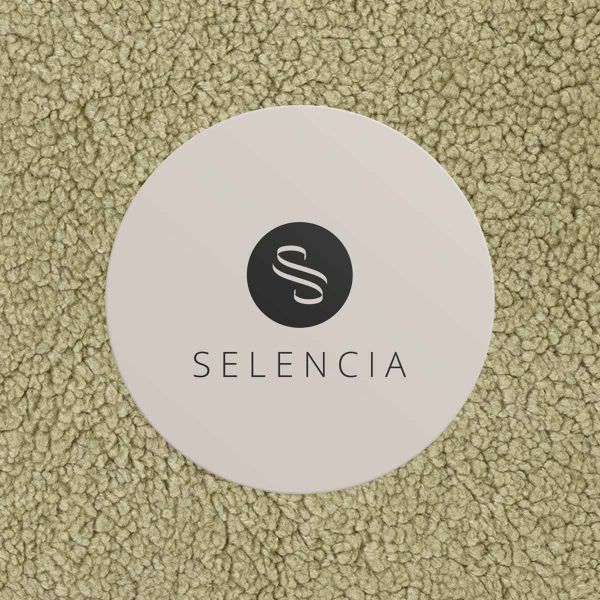 Selencia Teddy Laptop Hülle 13-14 Zoll - Laptop Sleeve - Sage Green