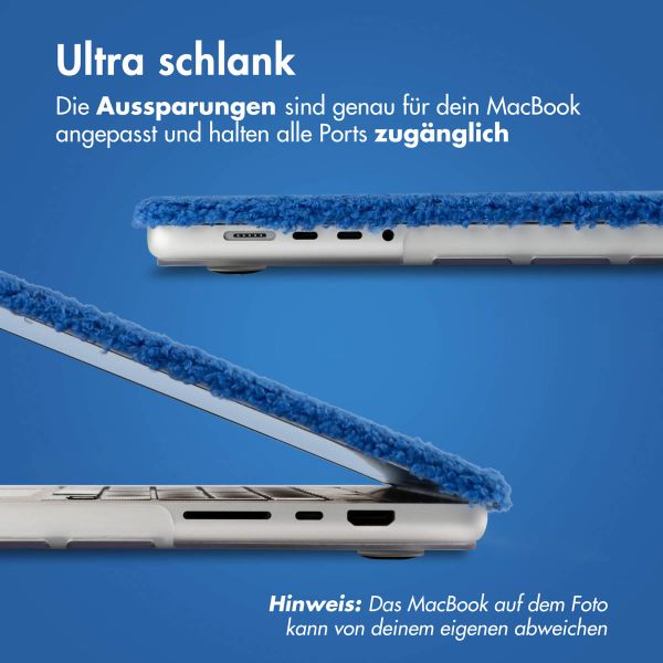 imoshion Teddy Hard Cover für das MacBook Air 13 Zoll (2018-2020) - A1932 / A2179 / A2337 - Cobalt Blue