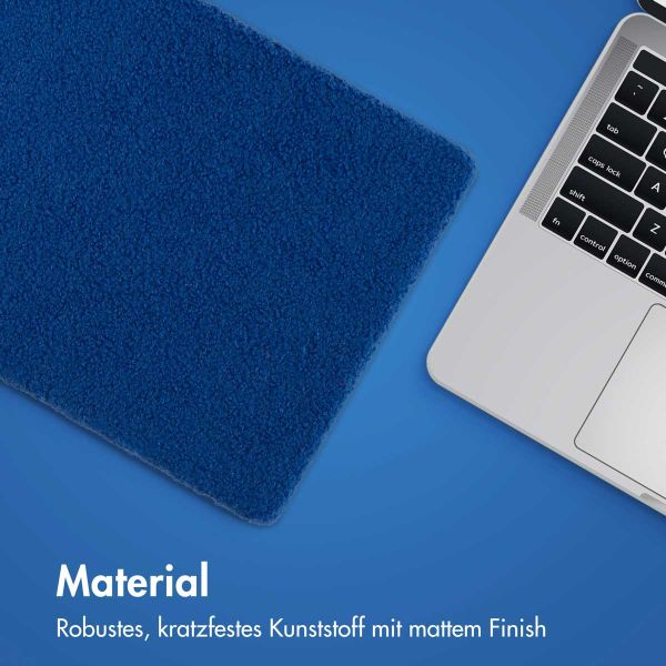 imoshion Teddy Hard Cover für das MacBook Air 13 Zoll (2022) / Air 13 Zoll (2024) M3 chip - A2681 / A3113 - Cobalt Blue